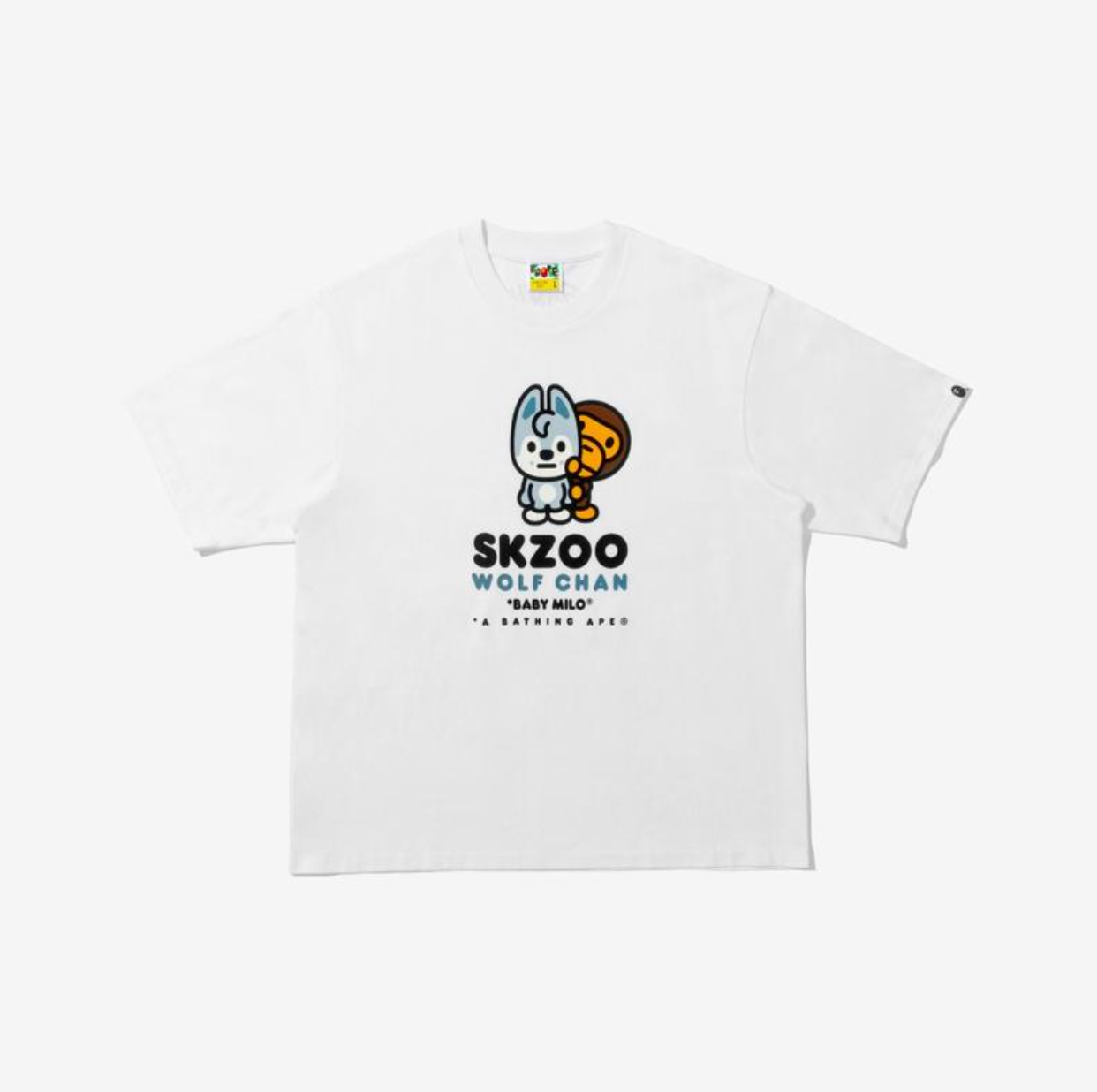 [Pre-Order] STRAY KIDS - BAPE X STRAY KIDS COLLABORATION OFFICIAL MD  BABY MILO TEE M