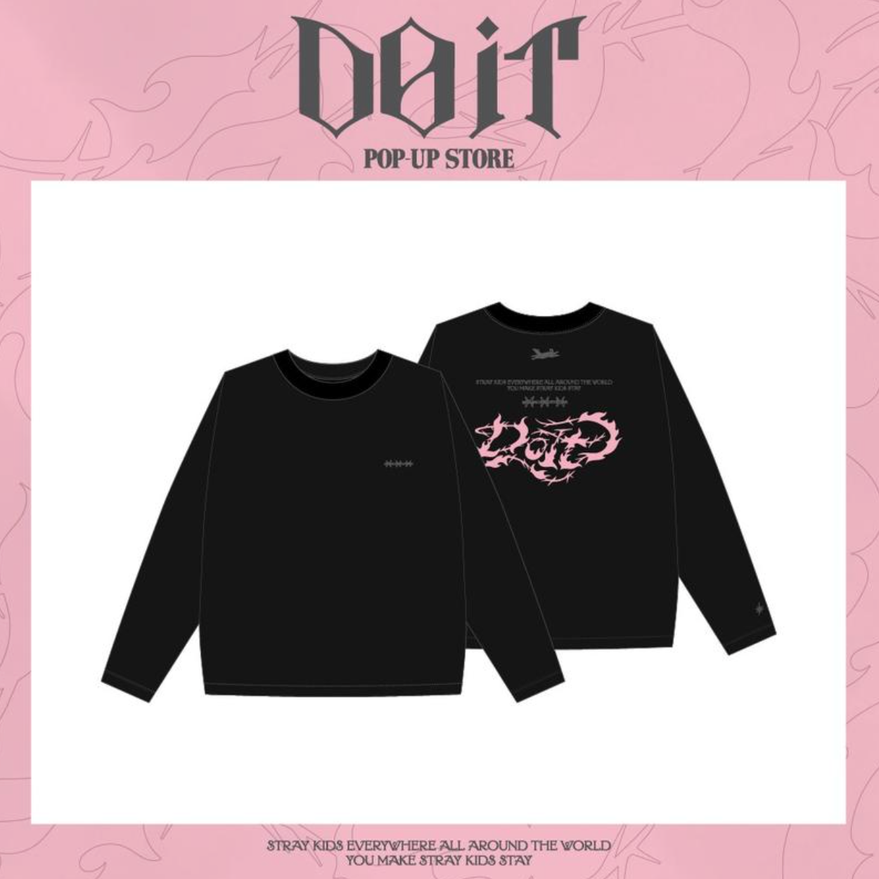 [Pre-Order] Stray Kids - LONG SLEEVE - DO IT POP UP STORE OFFICIAL MD