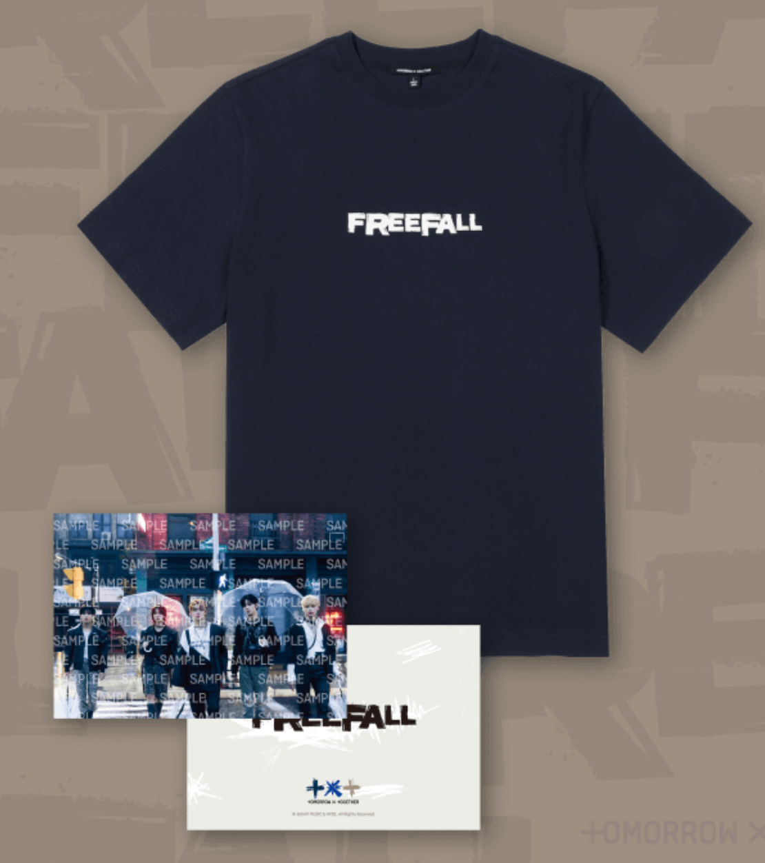 TXT - FREEFALL S/S T-Shirt (Navy)