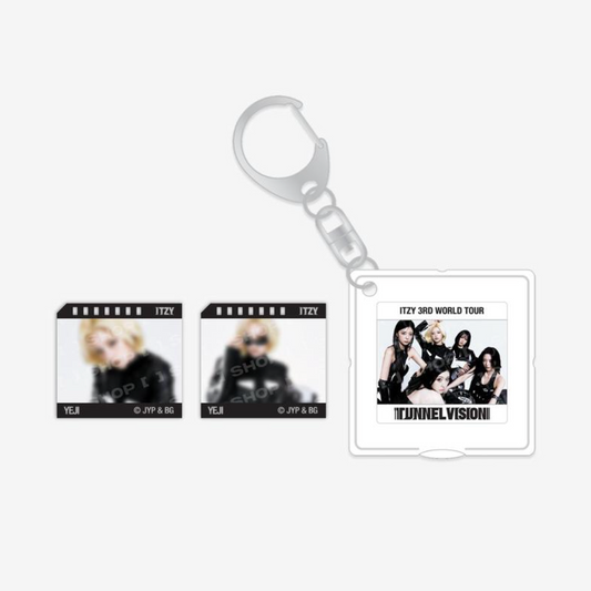 [Pre-Order] ITZY - PHOTO SLIDE KEYRING - 3RD WORLD TOUR [TUNNEL VISION]