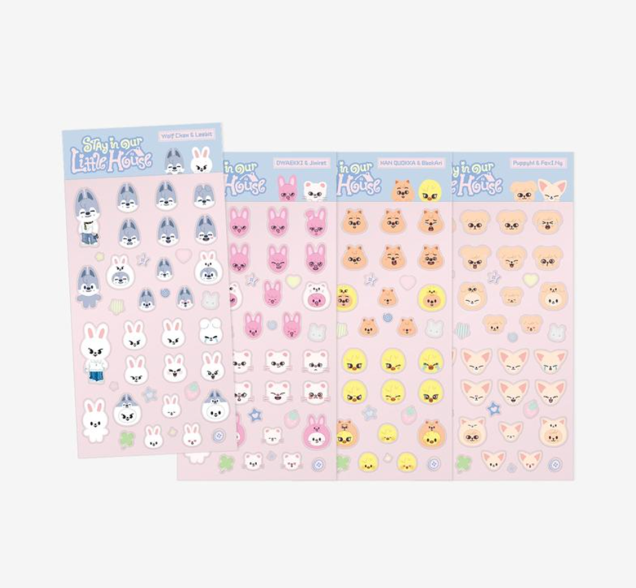[Pre-Order] STRAY KIDS - SKZOO 3D STICKER - STAY in Our Little House