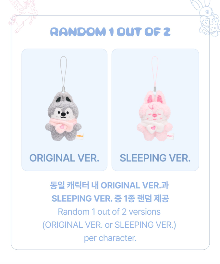 [Pre-Order] STRAY KIDS - SKZOO SECRET PLUSH MICRO Ver. - STAY in Our Little House