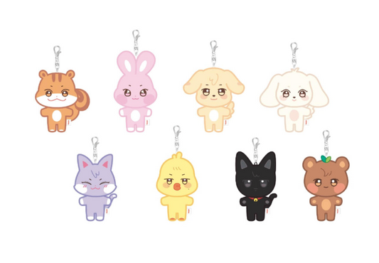 [Pre-Order] ATEEZ - ANITEEZ IN COLOR POP UP OFFICIAL MD ANITEEZ PLUSH KEYRING