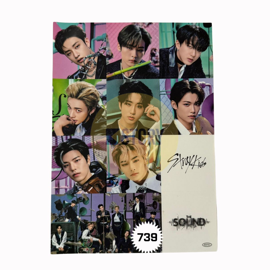 [Photocard 736-739] STRAY KIDS - JAPAN 1ST ALBUM "THE SOUND" POB