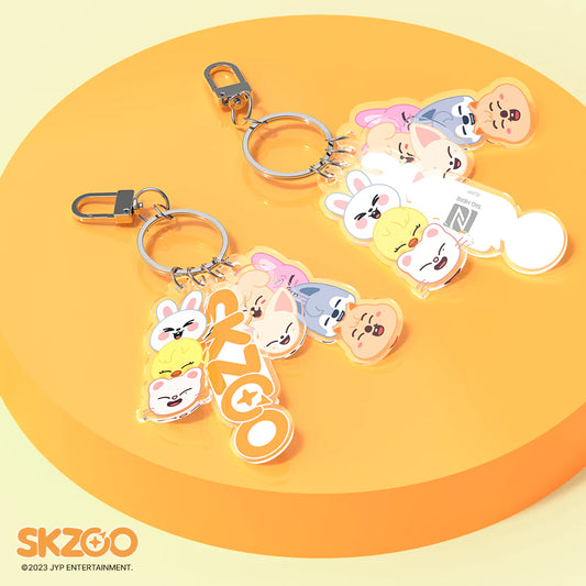 STRAY KIDS SKZOO NFC Theme Keyring Holder