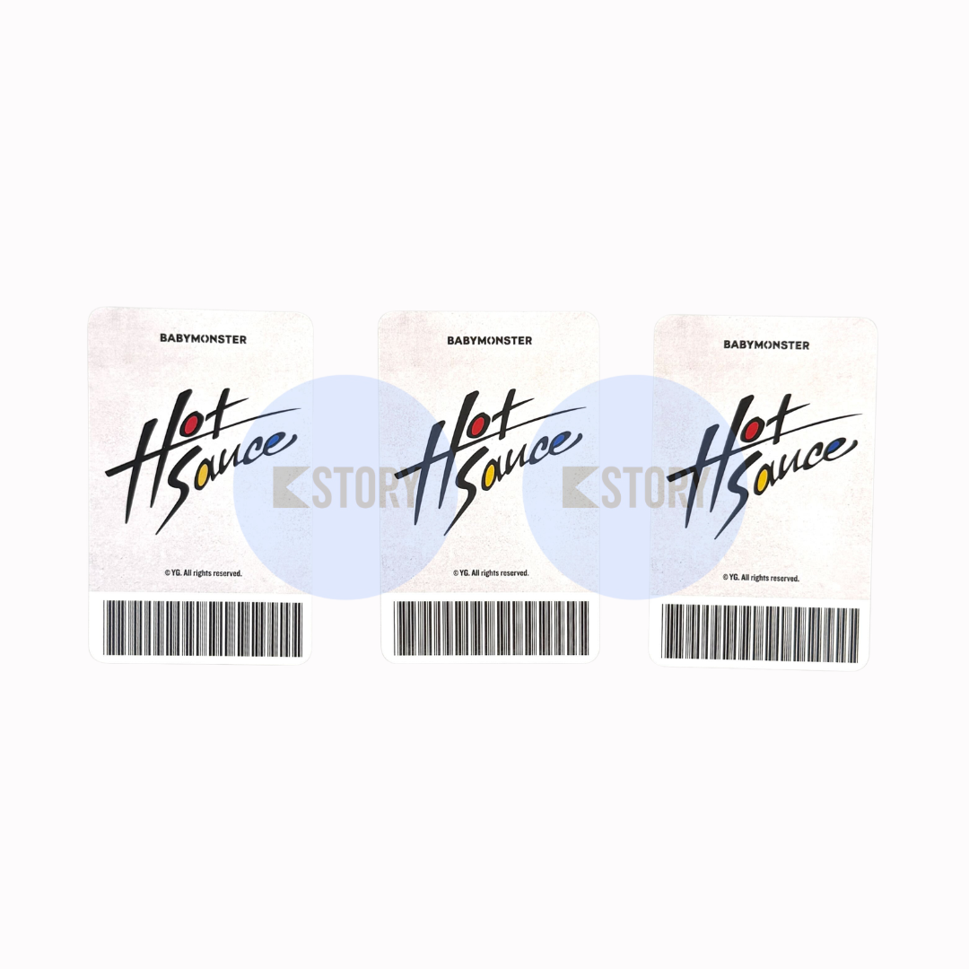 [Photocard 2442-2444] BABYMONSTER - HOTSAUCE YG Select Gift