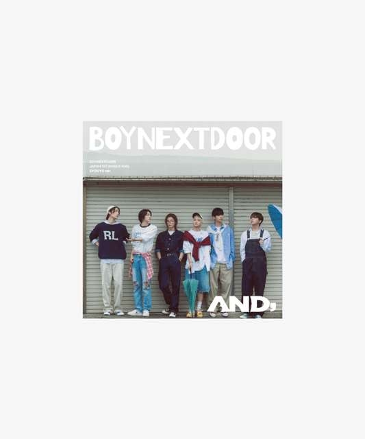 [Pre-Order] BOYNEXTDOOR - AND, JAPAN 1ST SINGLE ALBUM STANDARD EDITION
