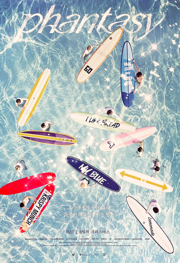 [POSTER 283-284] THE BOYZ - PHANTASY CHRISTMAS IN AUGUST 2ND FULL ALBUM PT.1