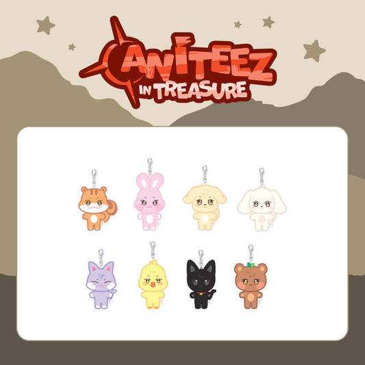 [Pre-Order] ATEEZ - ANITEEZ IN TREASURE OFFICIAL MD PLUSH KEYRING