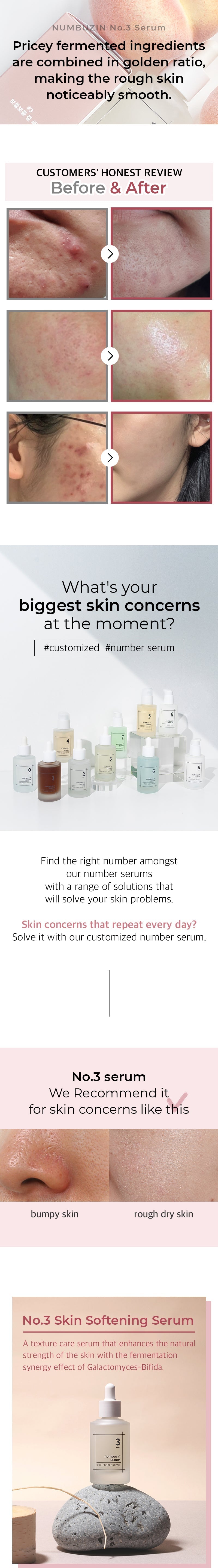 numbuzin No.3 Skin Softening Serum