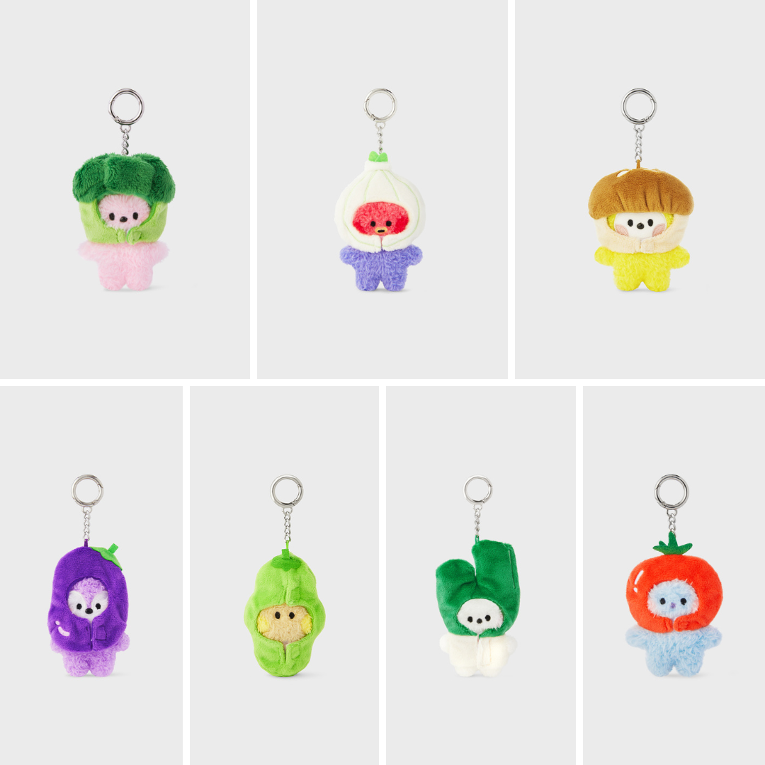 BT21 MININI VEGGIE DOLL KEYRING