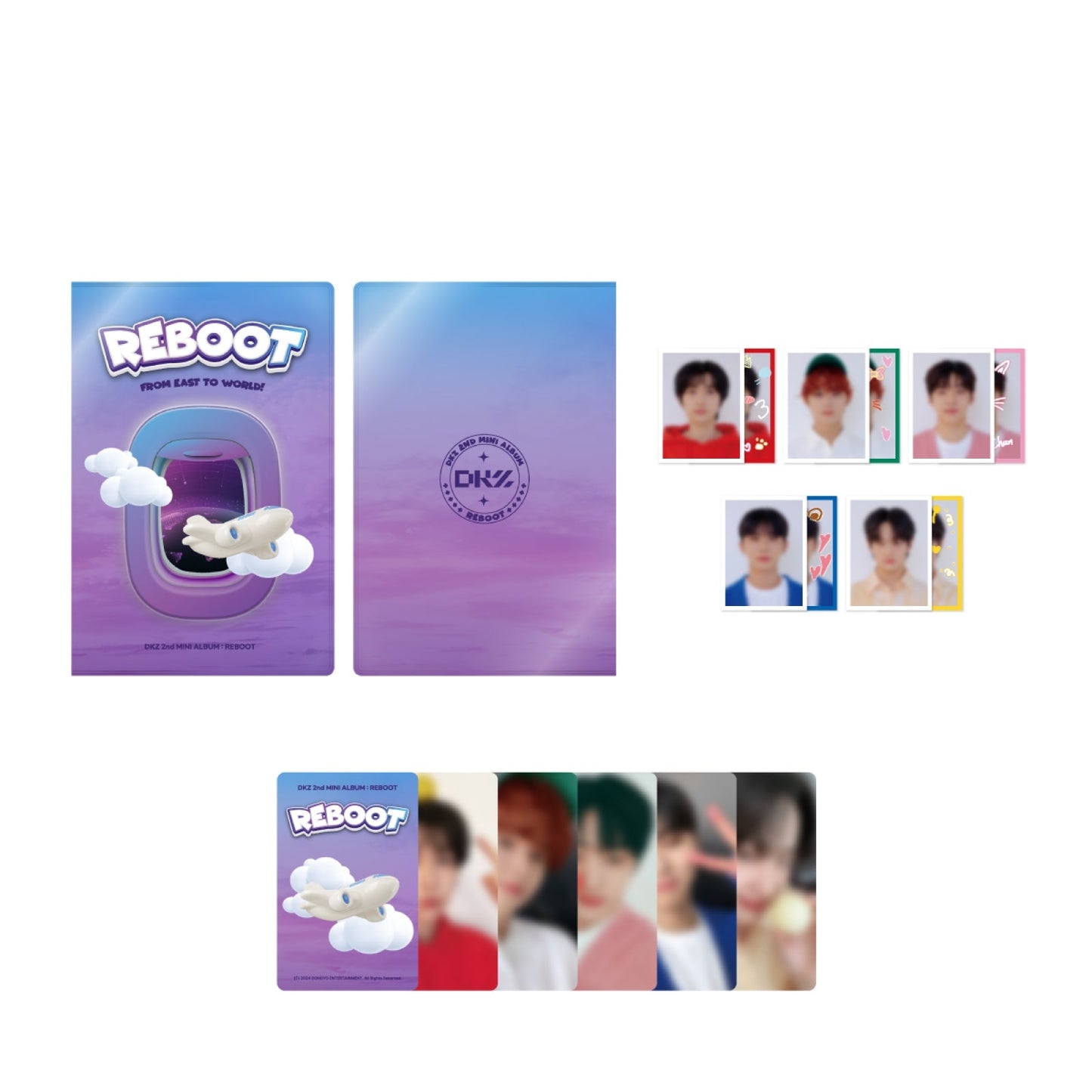 [Pre-Order] DKZ - 5TH ANNIVERSARY POP-UP OFFICIAL MD PASSPORT CASE+ID PHOTO SET