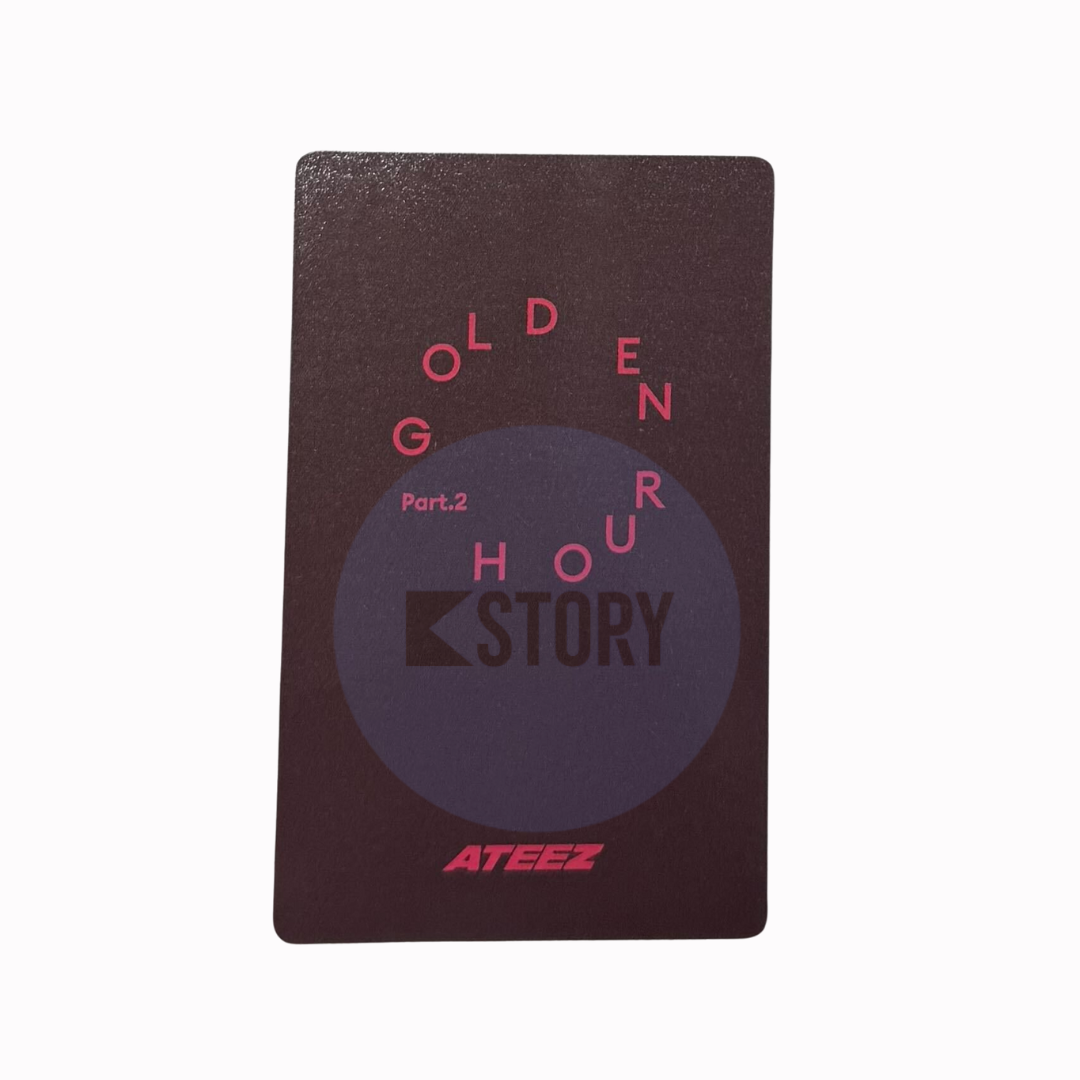 [Photocard 2203-2204] ATEEZ - GOLDEN HOUR : PART.2 11TH MINI ALBUM TOKTOQ POB