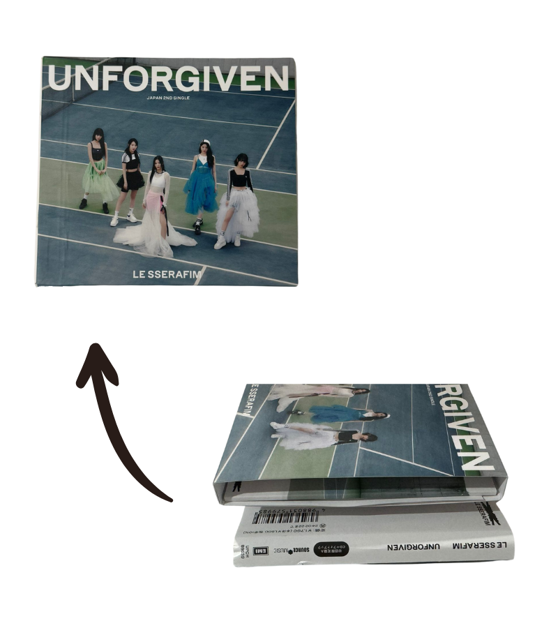 [Damaged] LE SSERAFIM - UNFORGIVEN JAPAN 2ND SINGLE ALBUM