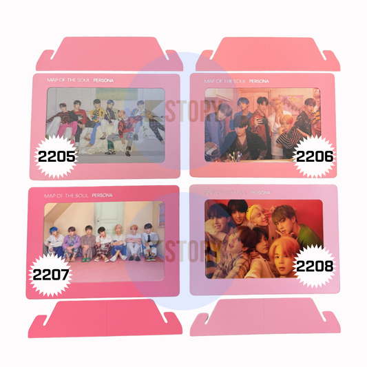 [Photocard 2205-2208] BTS Map Of The Soul Persona POB Official Photo Frame