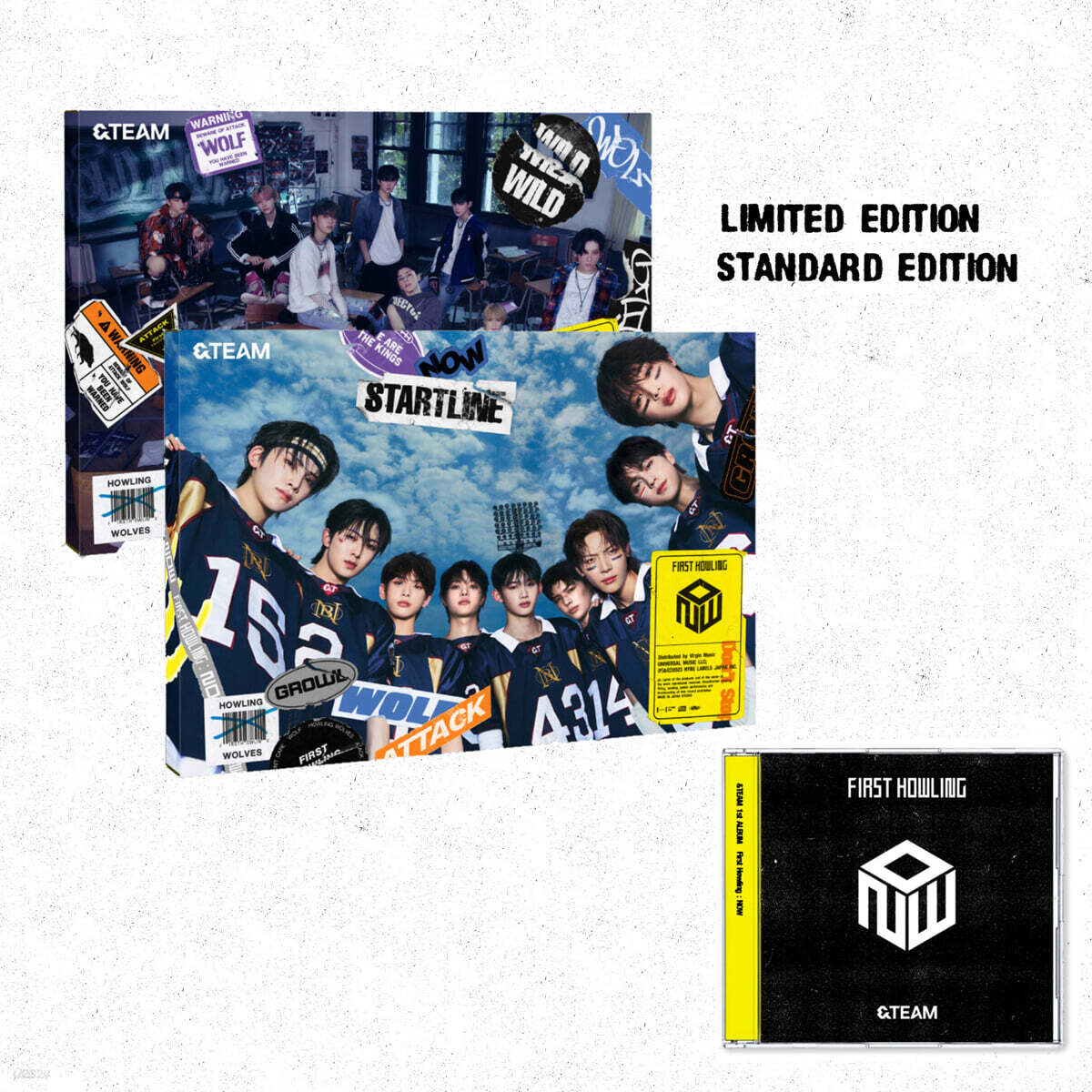 &TEAM - FIRST HOWLING NOW JAPAN 1ST ALBUM