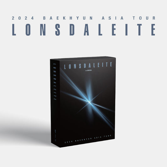 BAEKHYUN 2024 BAEKHYUN ASIA TOUR Lonsdaleite in SEOUL DVD