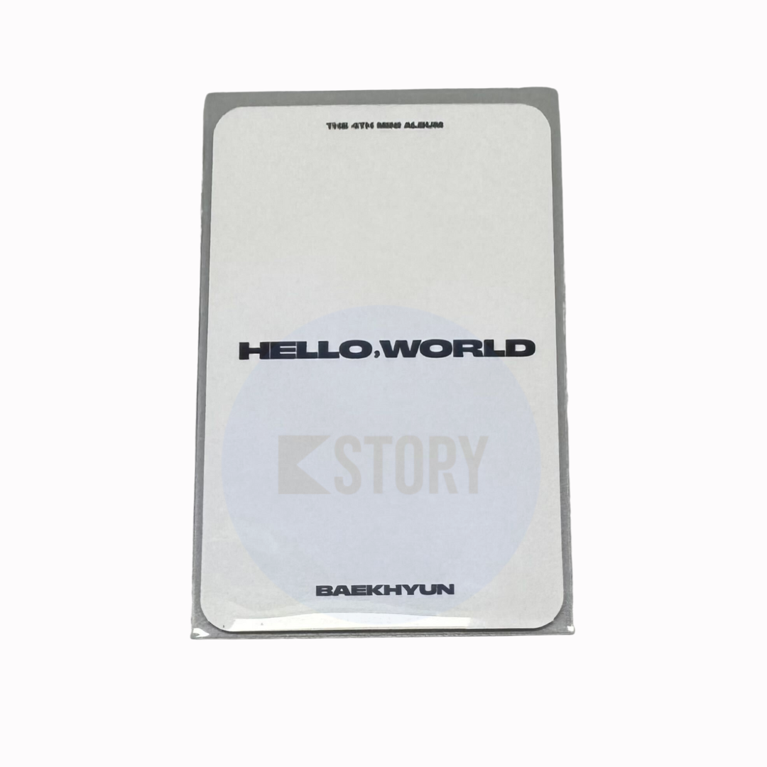 [Photocard 2211] BAEKHYUN - PHOTOBOOK [FROM B] ALADIN POB & HELLO, WORLD 4TH ALBUM YES24 POB