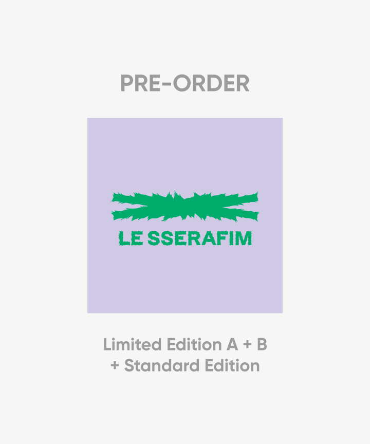 [Pre-Order] LE SSERAFIM - CRAZY JAPAN 3RD SINGLE ALBUM 3 SET (LIMITED EDITION A+B+STANDARD EDITION)