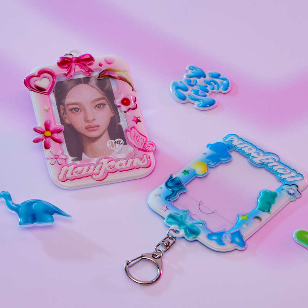 NewJeans Get Up Photocard Holder Keyring