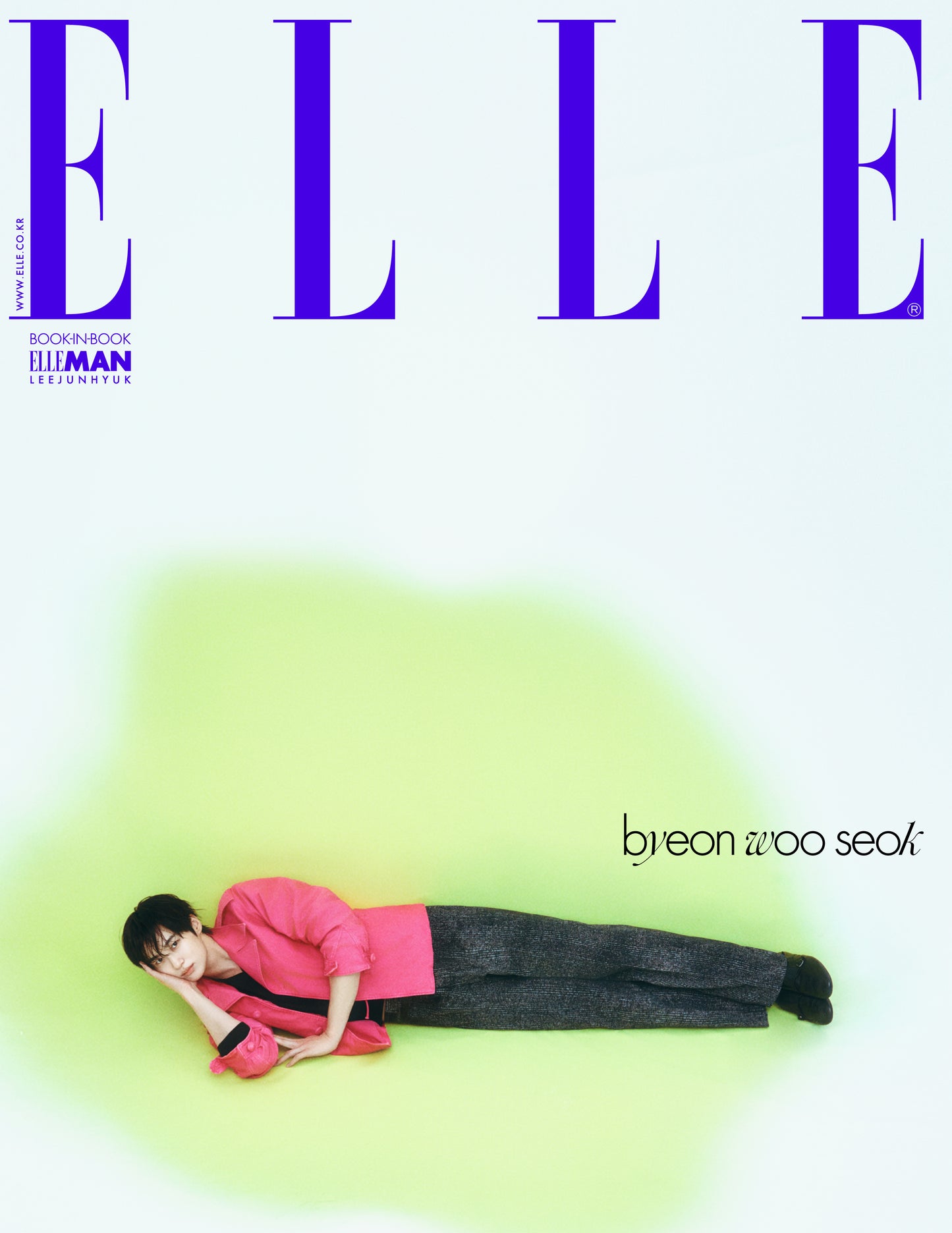 [Pre-Order] BYEON WOO SEOK - ELLE MAGAZINE 2025 MARCH ISSUE