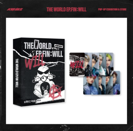 ATEEZ -  HARDCOVER PHOTOCARD BINDER [THE WORLD EP.FIN WILL 2ND FULL ALBUM OFFICIAL MD]