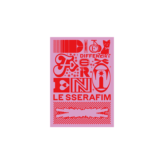 LE SSERAFIM - DIFFERENT JAPAN 4TH SINGLE ALBUM LIMITED EDITION B  (NOSTALGIC YLANG)