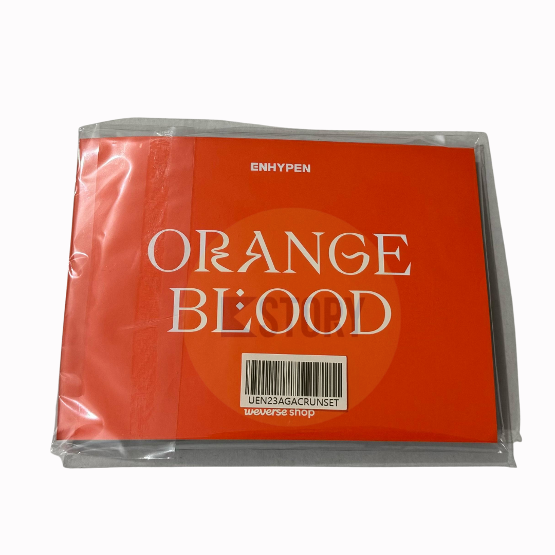 [Photocard 502-505-2067-2068] ENHYPEN - ORANGE BLOOD 5TH MINI ALBUM WEVERSE POB