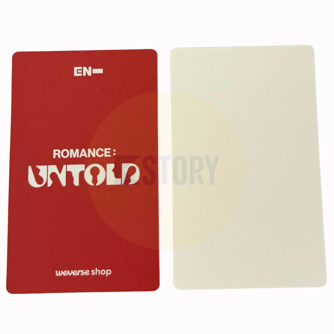 [Photocard 2069-2087] ENHYPEN - ROMANCE : UNTOLD 2ND ALBUM WEVERSE & YES24 POB