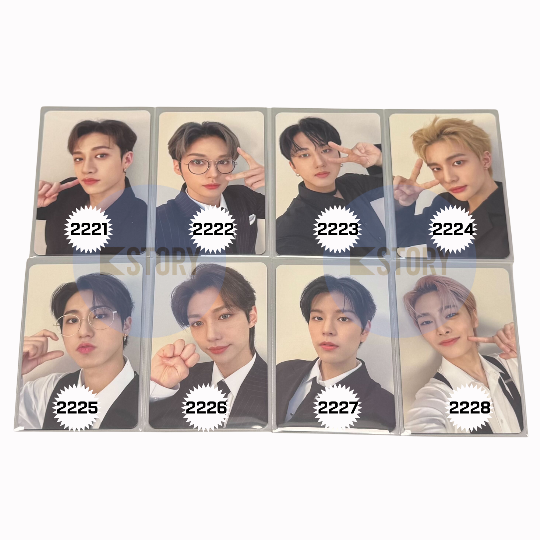 [Photocard 2221-2228] STRAY KIDS X Nacific 17th IN THE BLACK