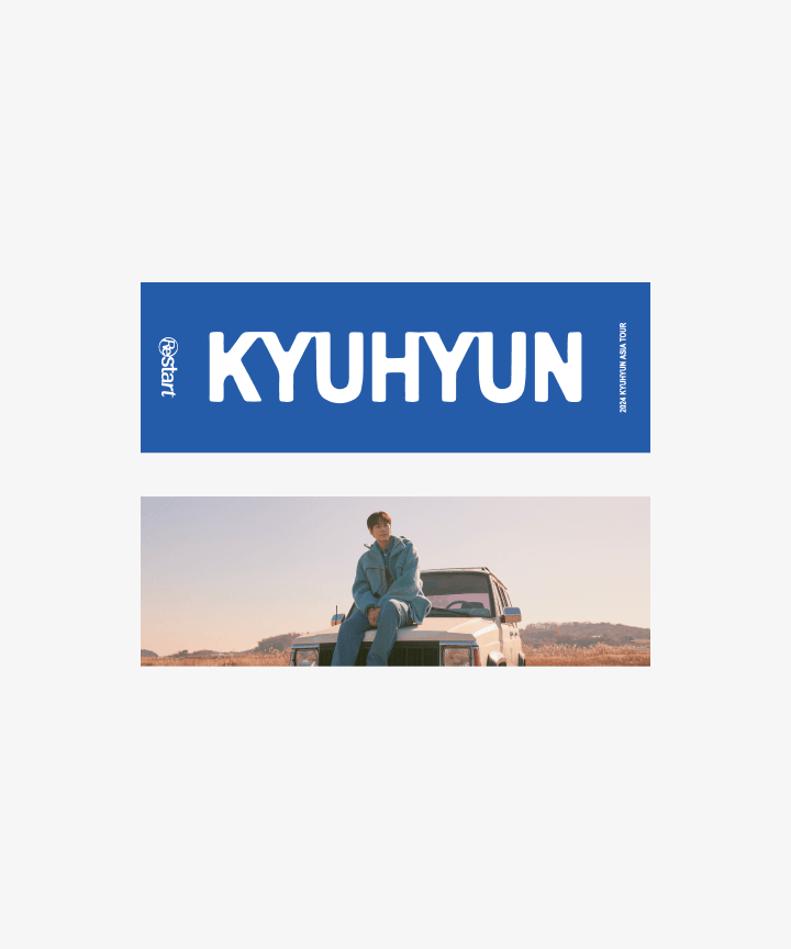 KYUHYUN Asia Tour Restart Official MD - PHOTO SLOGAN