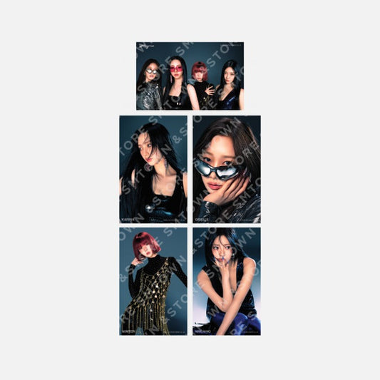 [Pre-Order] AESPA - WHIPLASH POP UP OFFICIAL MD 4X6 PHOTO SET