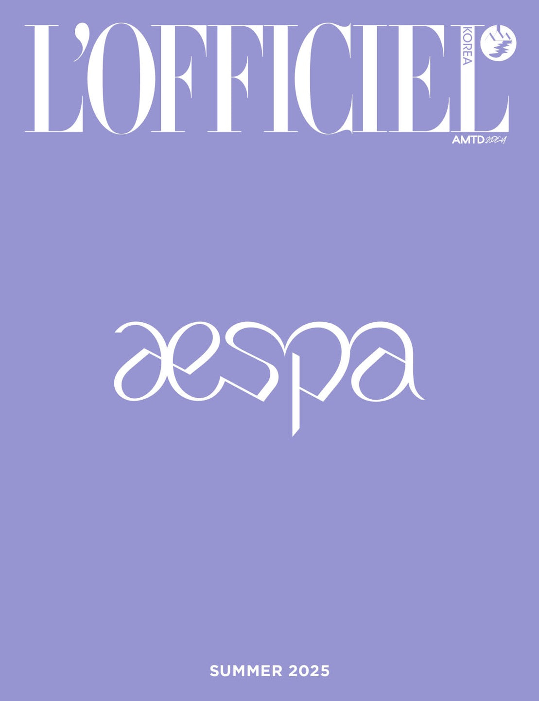 [Pre-Order] AESPA - L'OFFICIEL KOREA MAGAZINE SUMMER 2025 SPECIAL ISSUE