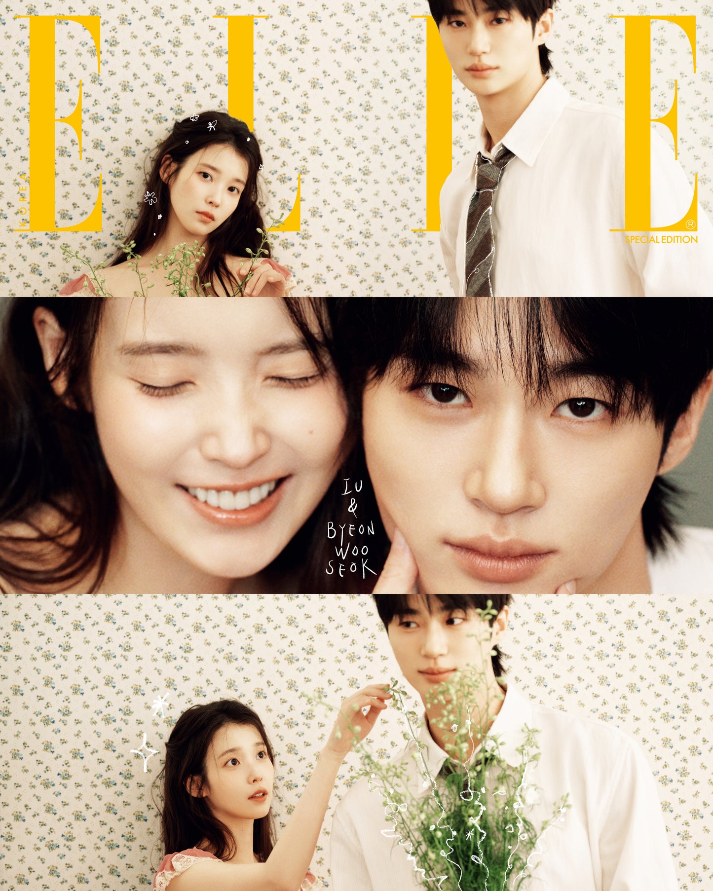 BYEON WOO SEOK X IU - ELLE MAGAZINE 2026 April Special Edition