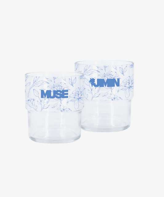 [Pre-Order] BTS JIMIN - SMERALDO GARDEN MUSE OFFICIAL MD Stack Glass Cup (Graphic)