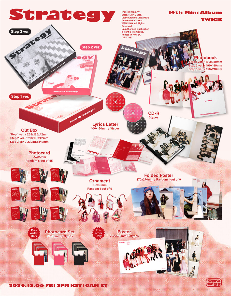 TWICE - STRATEGY 14TH MINI ALBUM STANDARD