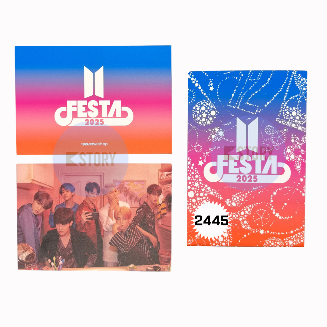 [Photocard 2445] BTS - 2025 BTS FESTA OFFICIAL POB: POSTCARD SET