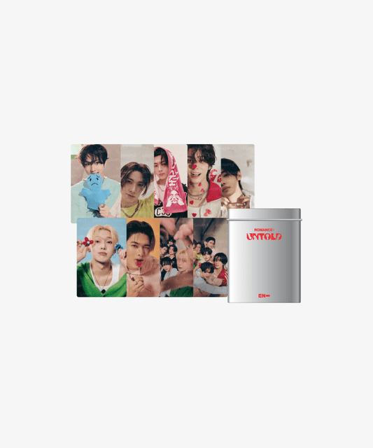 Enhypen ROMANCE UNTOLD Official MD - Photo Card & Tin Case Set