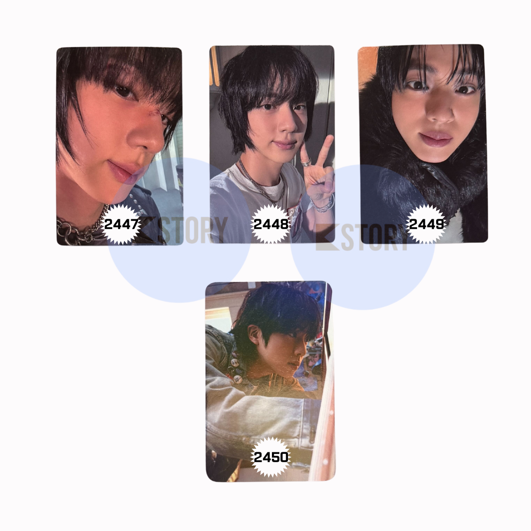 [Photocard 2446-2450] BTS JIN #RUNSEOKJIN_EP.TOUR & ECHO 2ND SOLO MINI ALBUM pobs