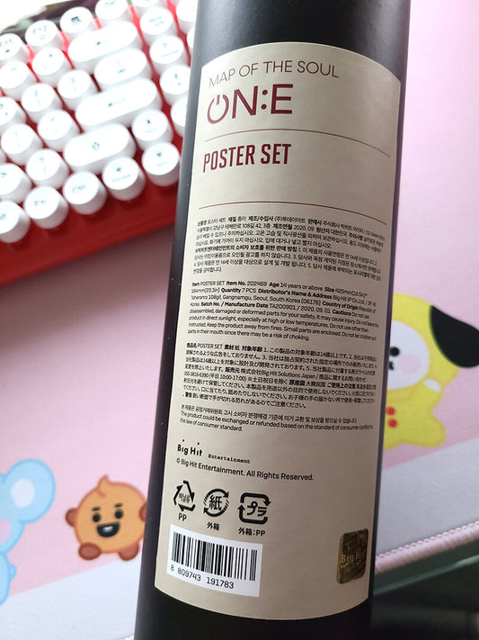 BTS MAP OF THE SOUL ONE POSTER SET