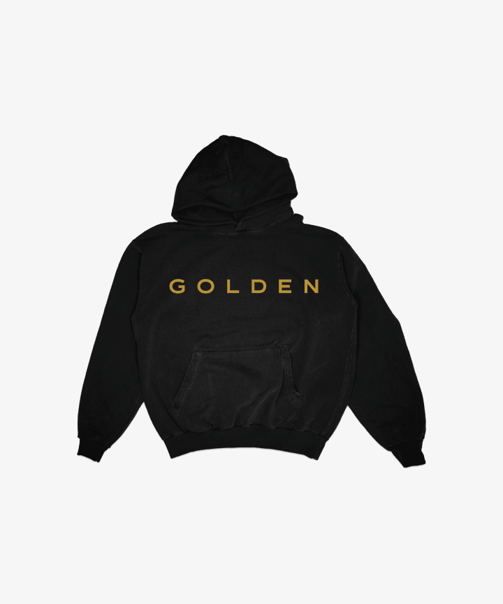 BTS Jungkook GOLDEN Heavy Fleece Hoodie (TSX LIVE Edition)