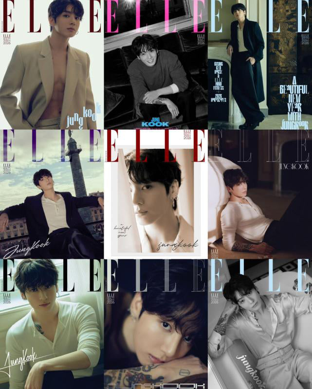 [Pre-Order] BTS JUNG KOOK - ELLE MAGAZINE 2026 JANUARY ISSUE