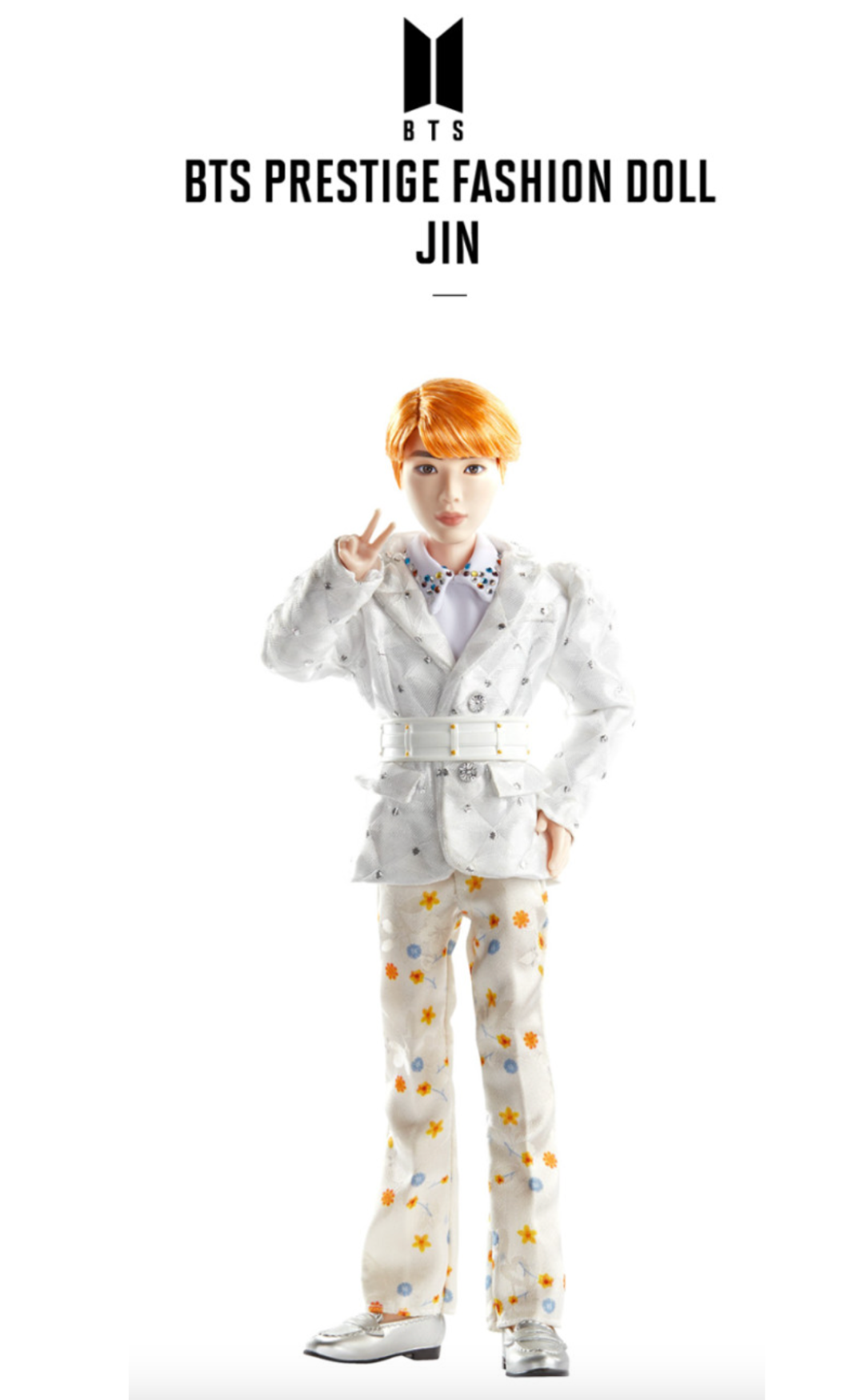 BTS JIN - Mattel BTS Prestige Fashion Doll (29cm)