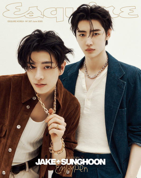 [Pre-Order] ENHYPEN JAKE & SUNGHOON - ESQUIRE MAGAZINE 2025 JUNE ISSUE
