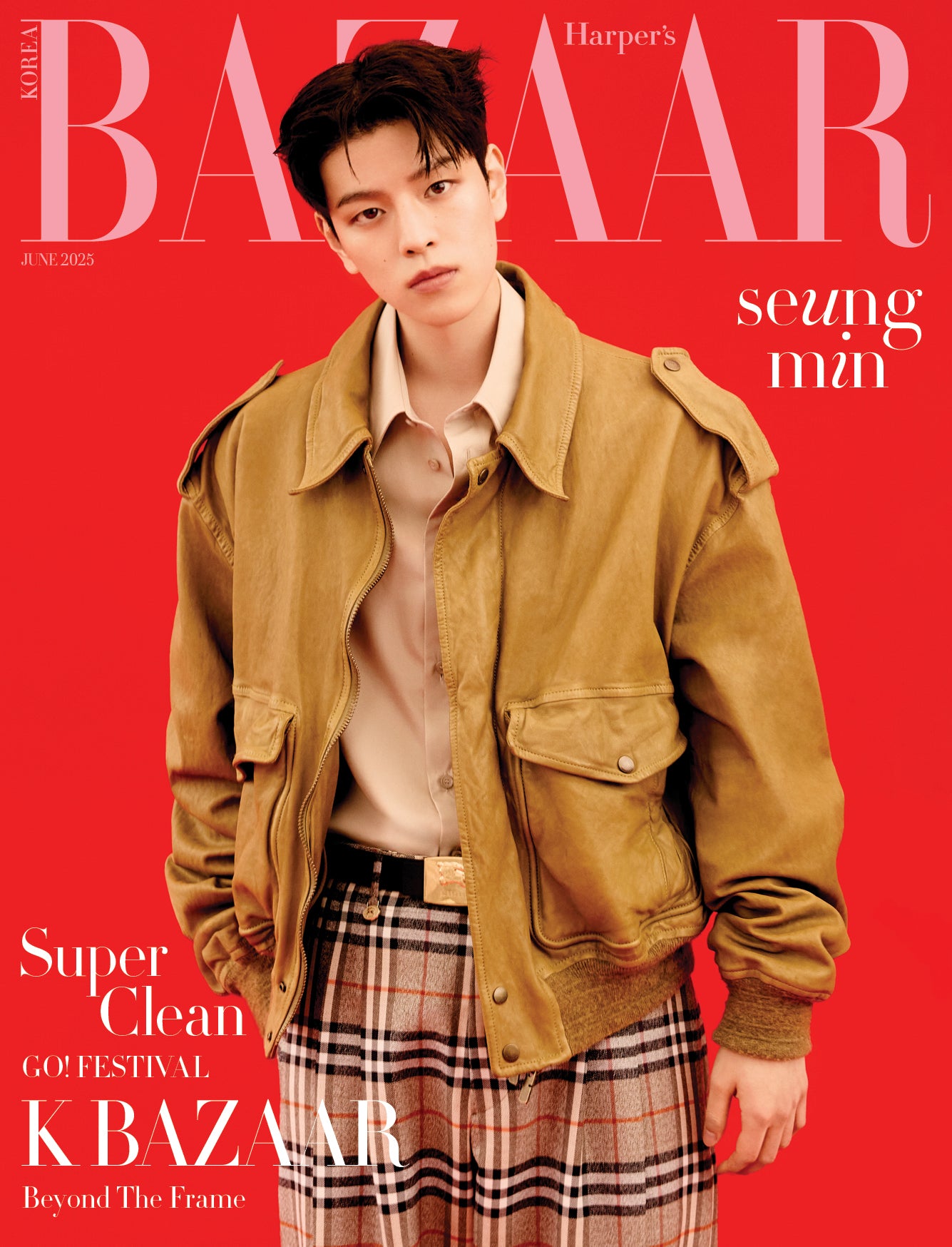 [Pre-Order] STRAY KIDS SEUNGMIN - BAZAAR MAGAZINE 2025 JUNE ISSUE