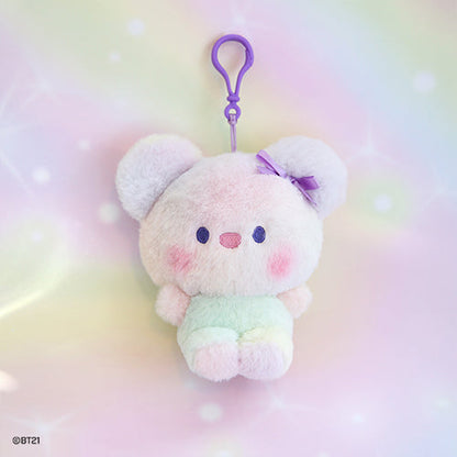 BT21 MININI RAINBOW PLUSH DOLL KEYRING