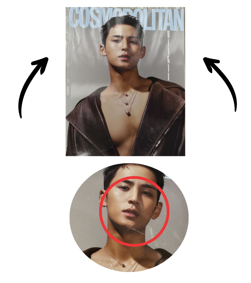 [Damaged] SEVENTEEN MINGYU - COSMOPOLITAN MAGAZINE DECEMBER 2023 A VERSION