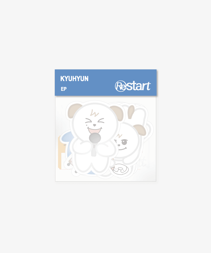 KYUHYUN Asia Tour Restart Official MD - STICKER PACK