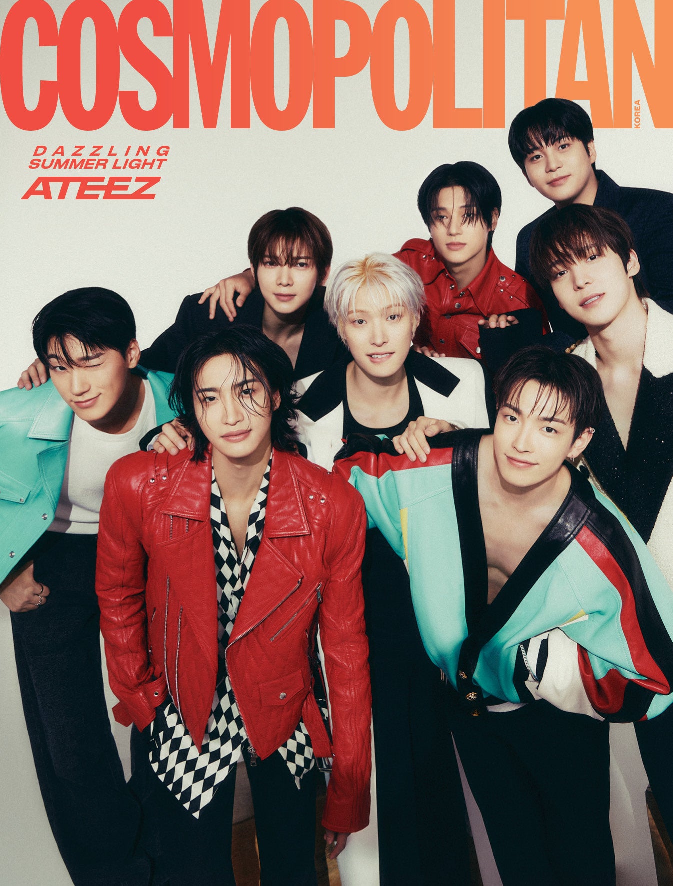 ATEEZ COSMOPOLITAN MAGAZINE 2024 JULY ISSUE