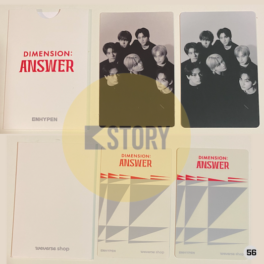 [Photocard] ENHYPEN DIMENSION: ANSWER (Weverse)